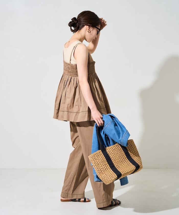 印度風捲邊吊帶長款上衣(可搭配套裝)