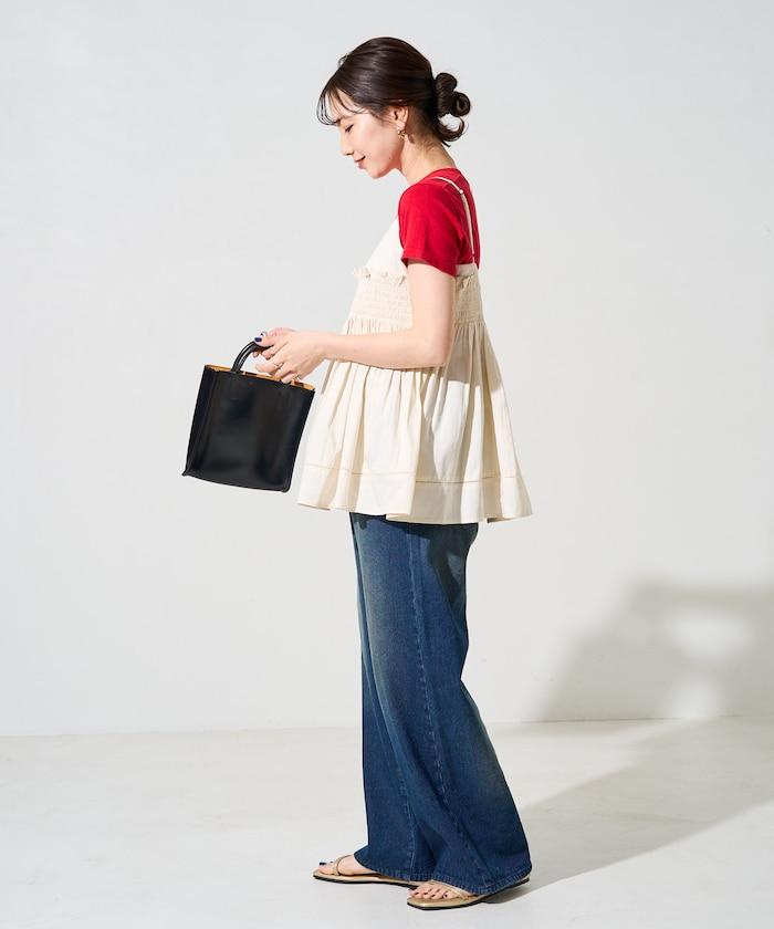 印度風捲邊吊帶長款上衣(可搭配套裝)