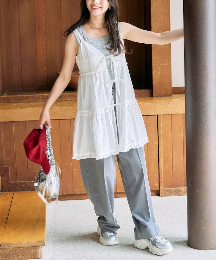 印度風格蕾絲細肩帶吊帶背心