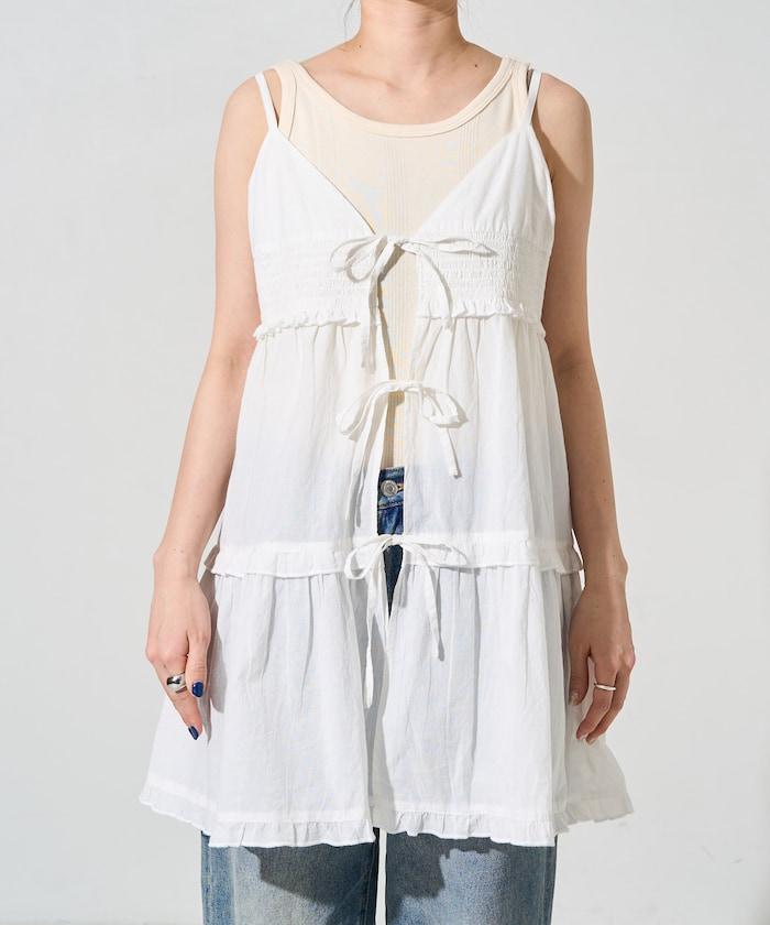 印度風格蕾絲細肩帶吊帶背心