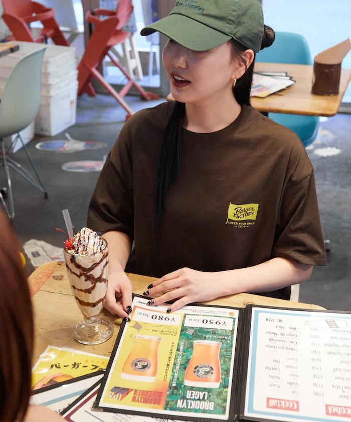 Burger Factory×FREAK'S STORE 漢堡工廠 聯名 大尺寸 後背印花 圓領T恤