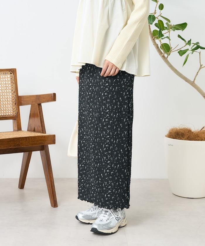 花紋彈力裙
