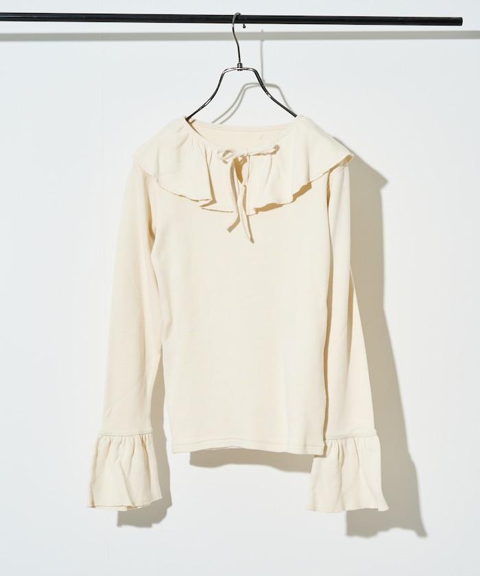 軍旅風荷葉邊衛衣