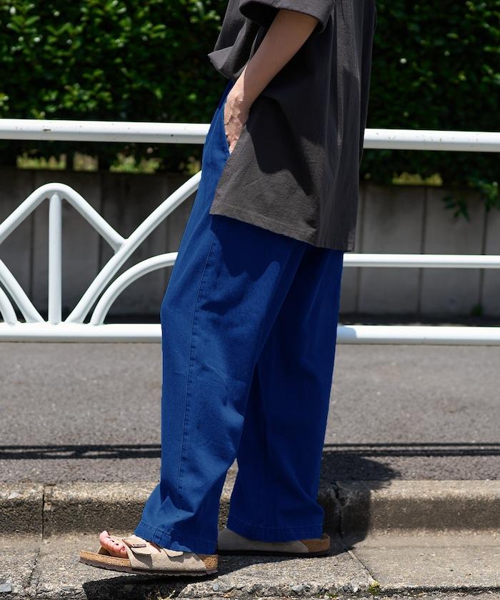 亞麻粘膠寬鬆長褲/棉寬鬆長褲<矮個子尺碼可選>