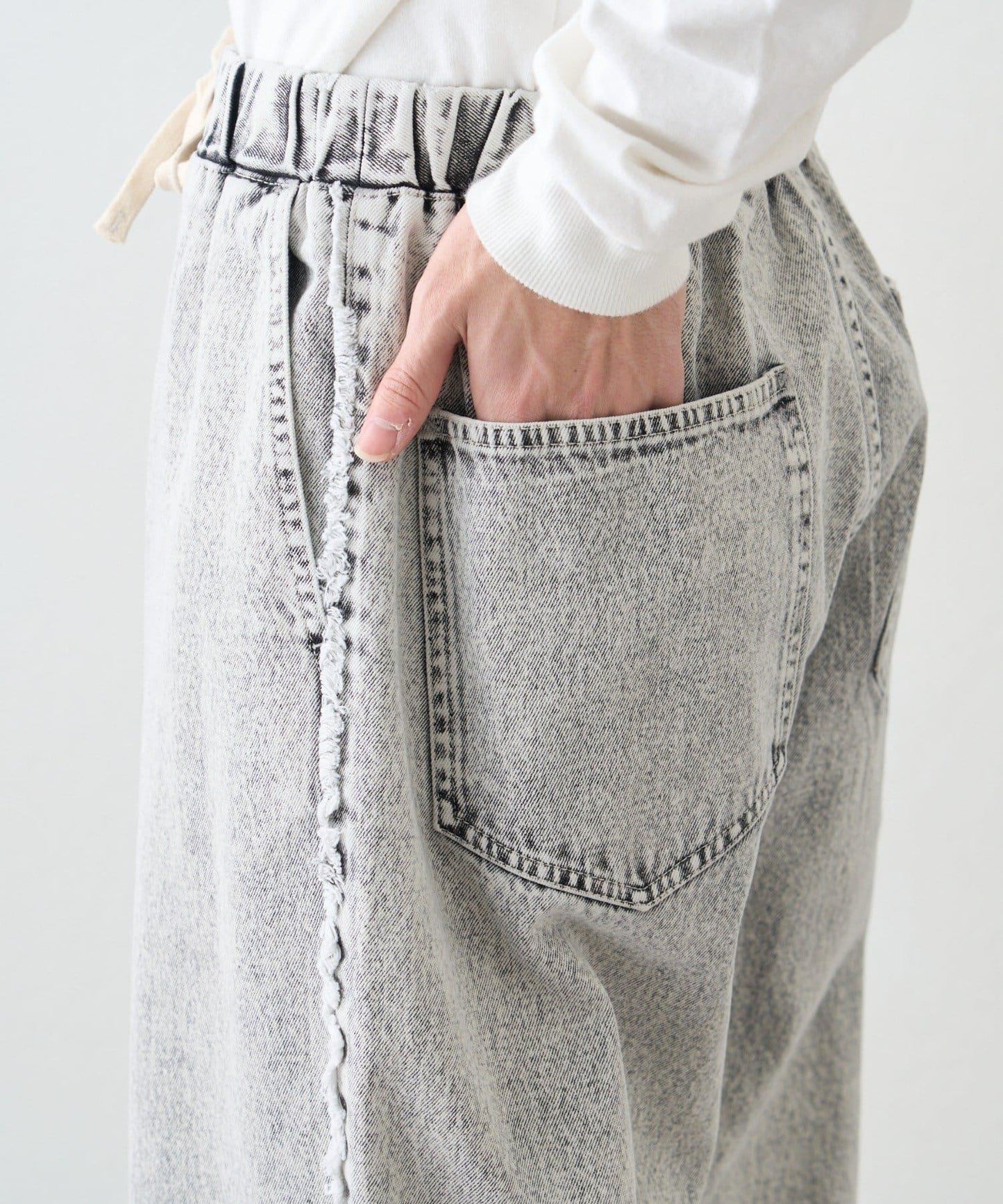 【SOUNDS GOOOOD】牛仔流蘇寬鬆褲