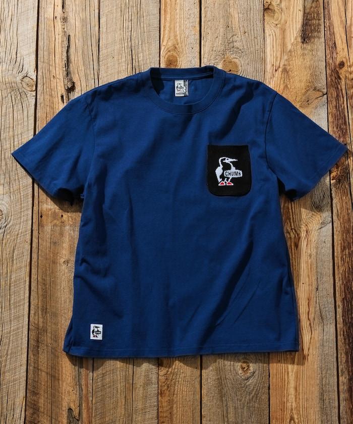 CHUMS×FREAK'S STORE 特別版 布比鳥 針織口袋 圓領 T恤