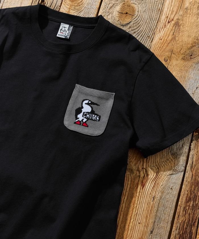 CHUMS×FREAK'S STORE 特別版 布比鳥 針織口袋 圓領 T恤