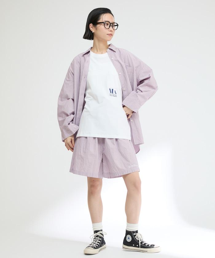 基礎標誌條紋襯衫