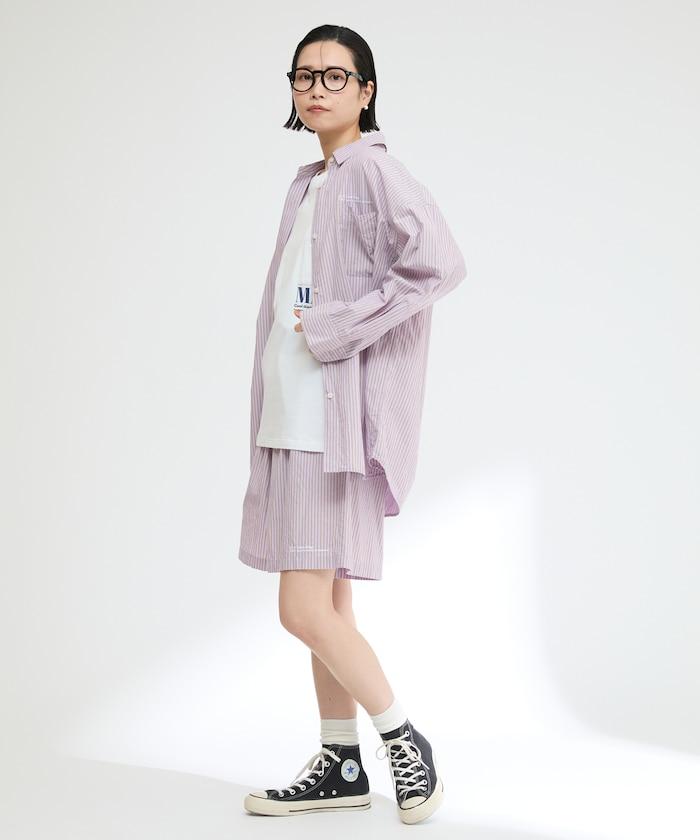 基礎標誌條紋襯衫