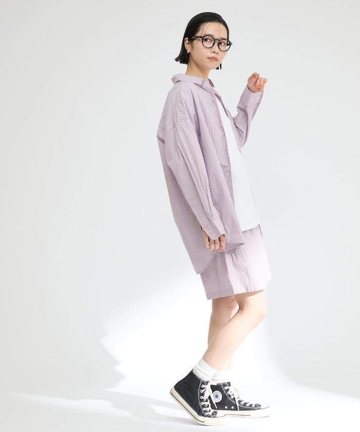 基礎標誌條紋襯衫