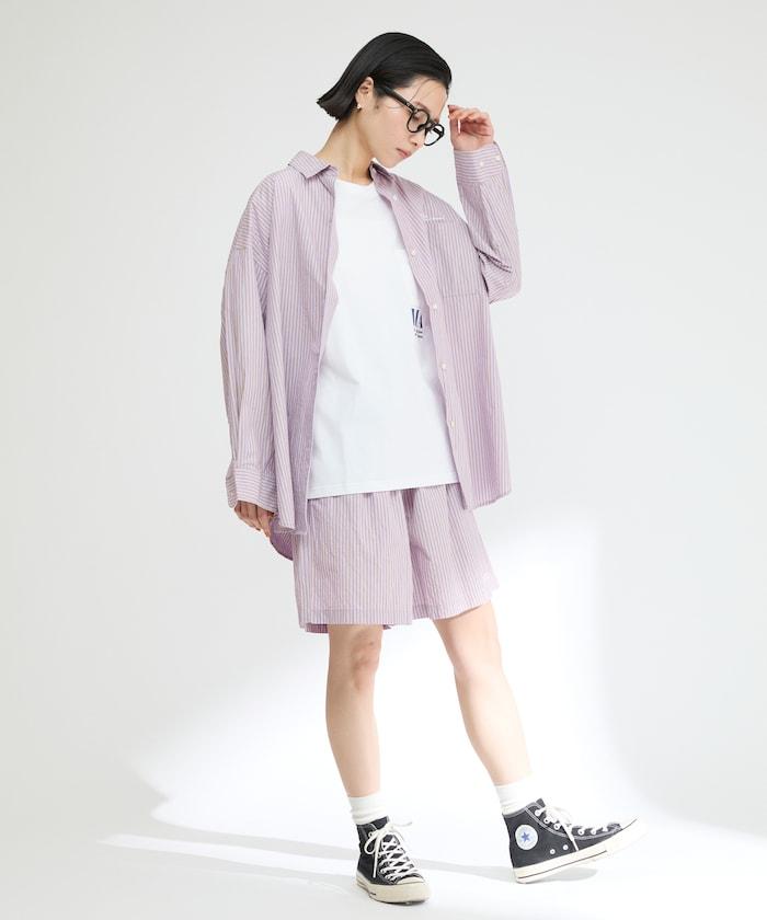 基礎標誌條紋襯衫