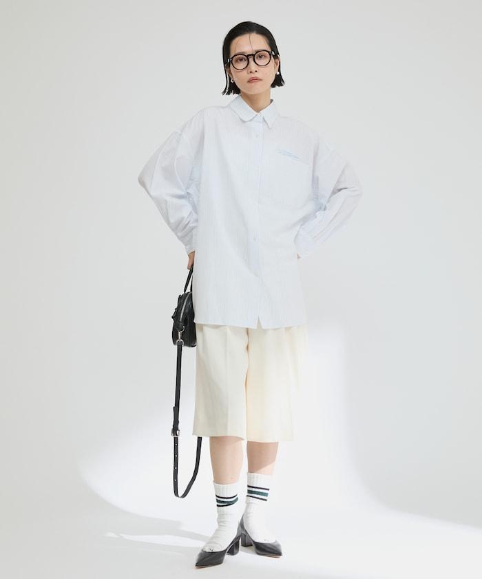 基礎標誌條紋襯衫