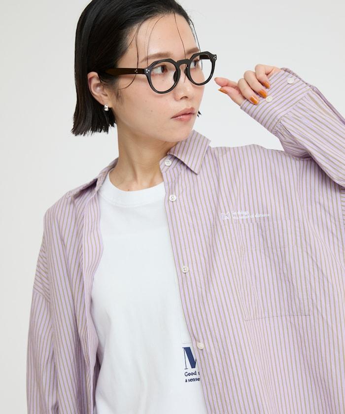 基礎標誌條紋襯衫