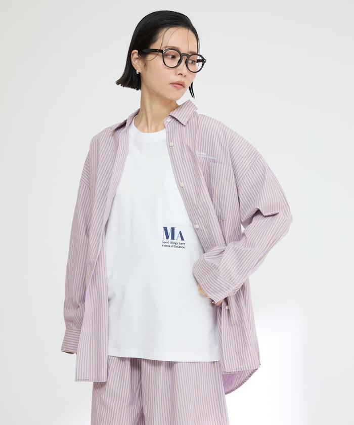 基礎標誌條紋襯衫