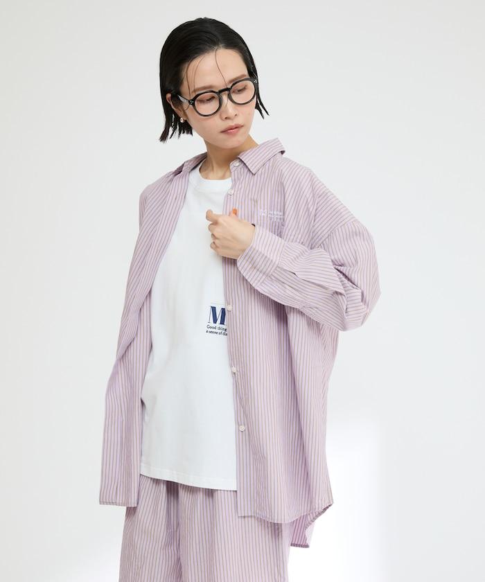 基礎標誌條紋襯衫