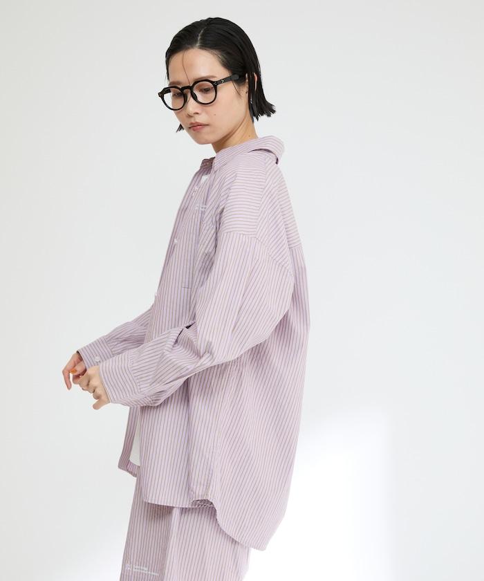 基礎標誌條紋襯衫