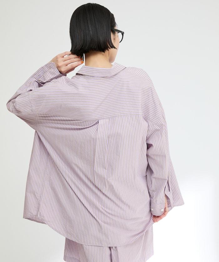 基礎標誌條紋襯衫