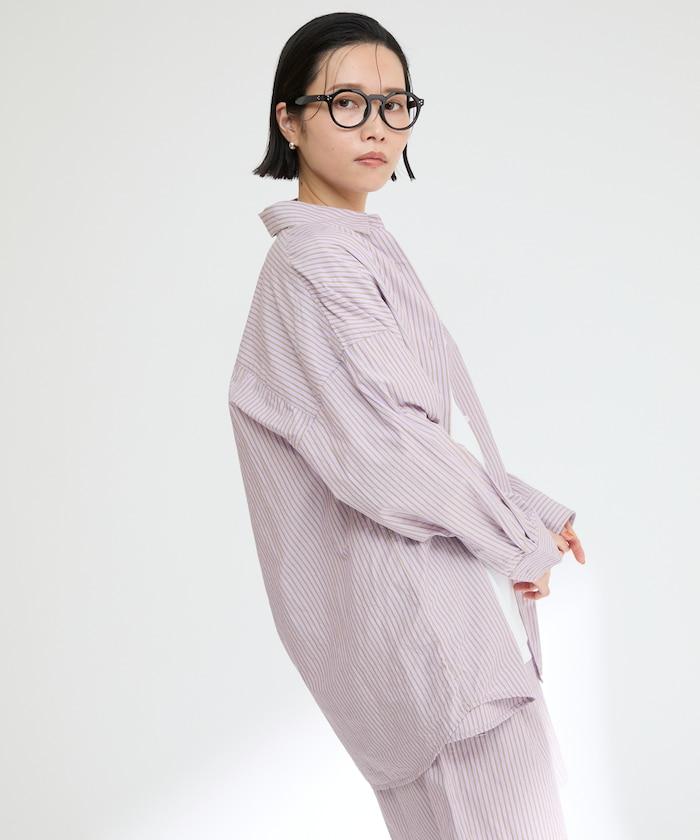 基礎標誌條紋襯衫