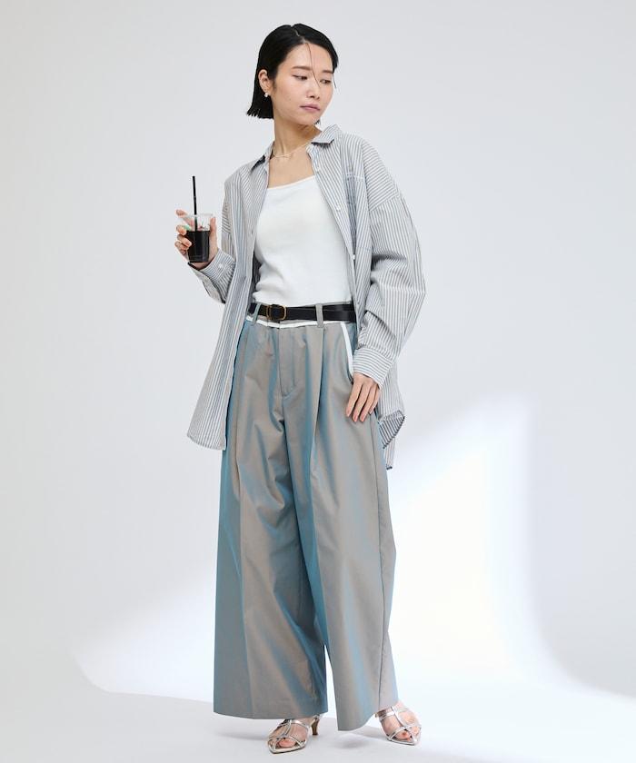 基礎標誌條紋襯衫