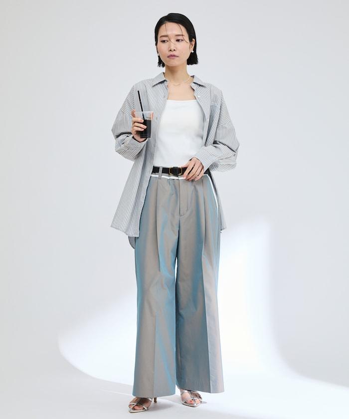 基礎標誌條紋襯衫