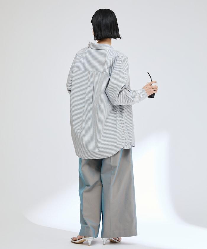 基礎標誌條紋襯衫