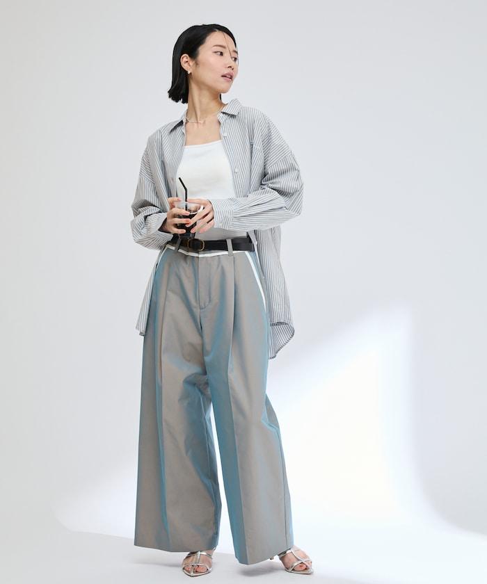 基礎標誌條紋襯衫