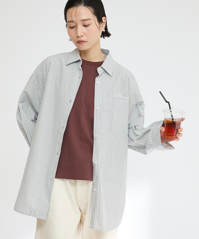 基礎標誌條紋襯衫