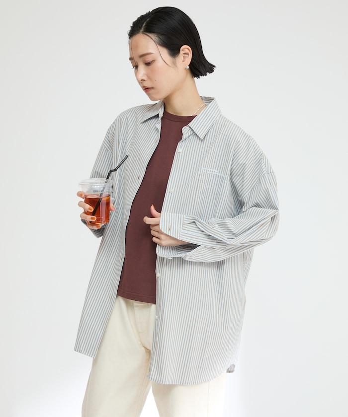 基礎標誌條紋襯衫