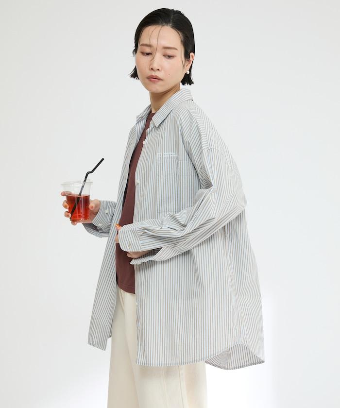 基礎標誌條紋襯衫