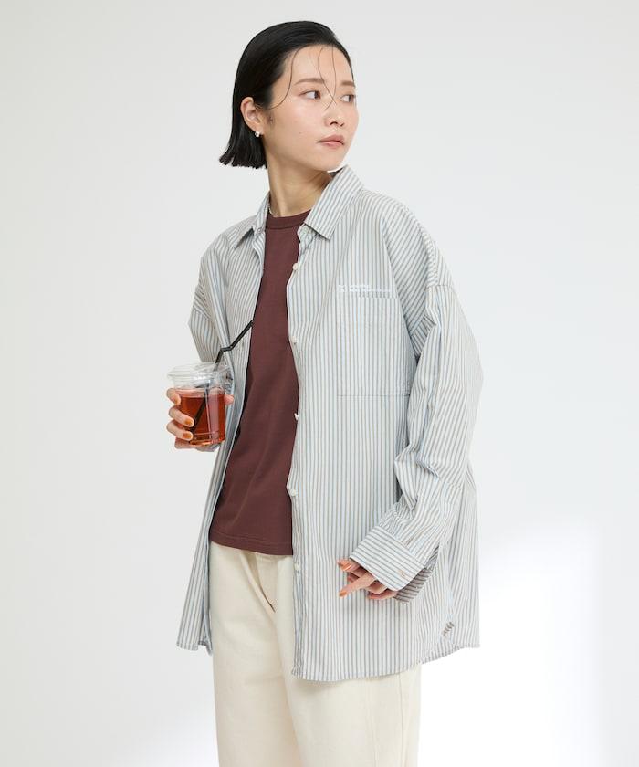 基礎標誌條紋襯衫