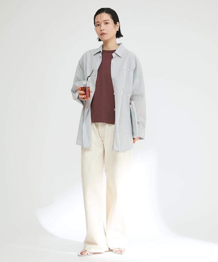 基礎標誌條紋襯衫