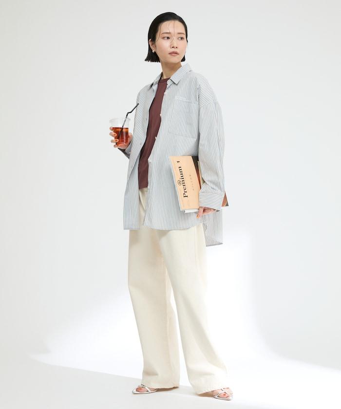 基礎標誌條紋襯衫