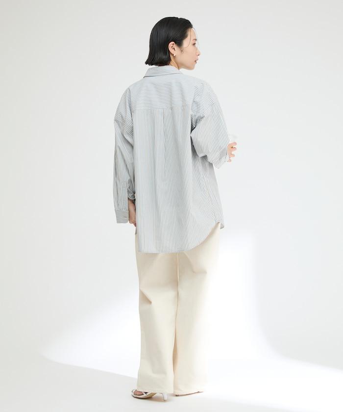 基礎標誌條紋襯衫