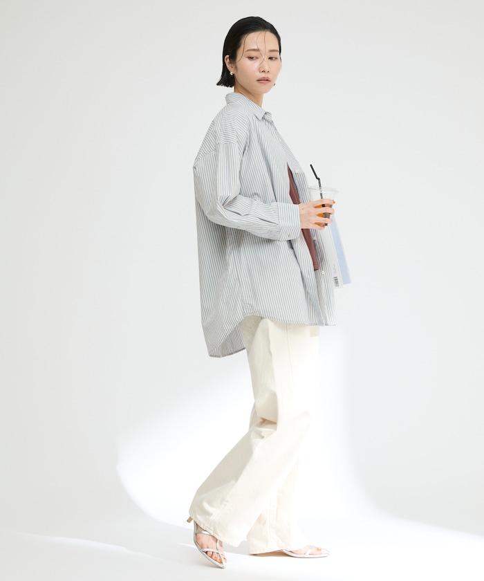 基礎標誌條紋襯衫