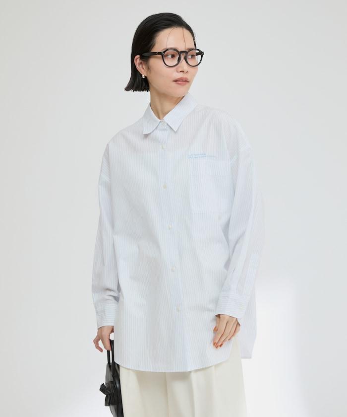 基礎標誌條紋襯衫