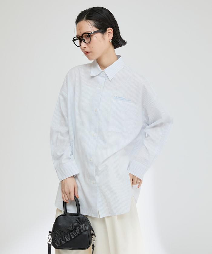 基礎標誌條紋襯衫