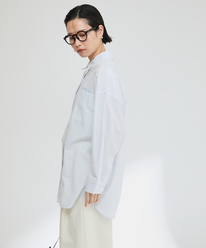 基礎標誌條紋襯衫