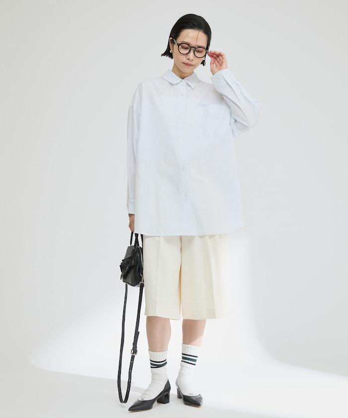 基礎標誌條紋襯衫