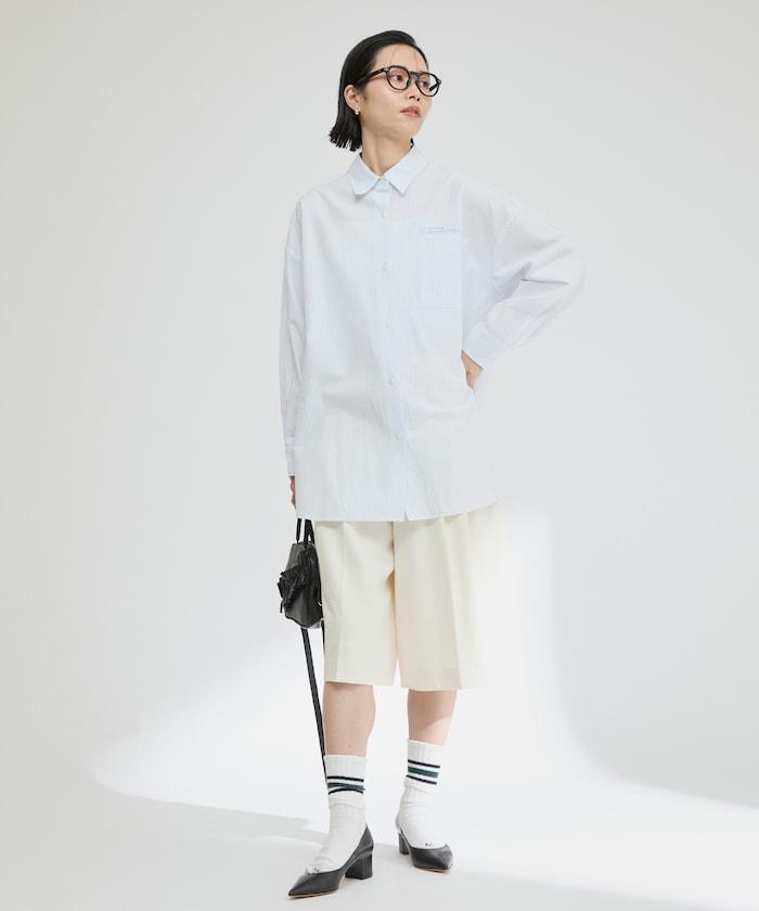 基礎標誌條紋襯衫