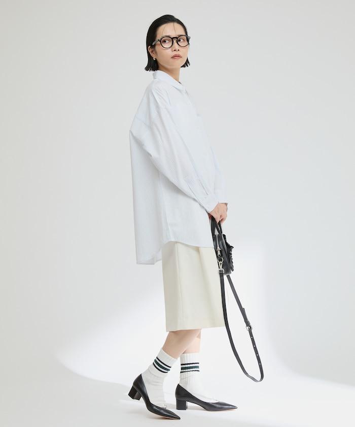 基礎標誌條紋襯衫