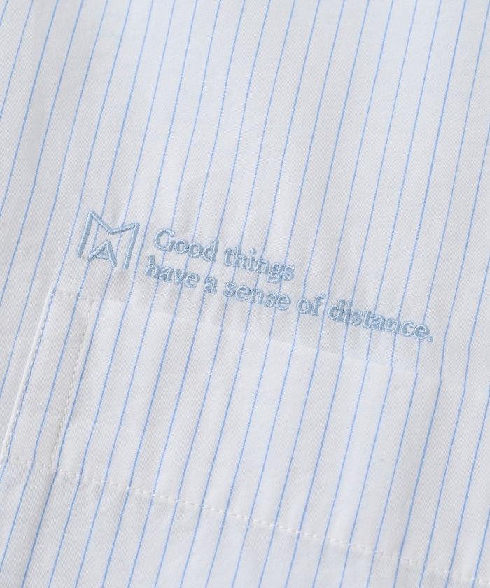 基礎標誌條紋襯衫