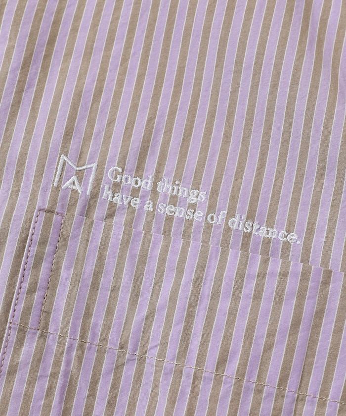 基礎標誌條紋襯衫