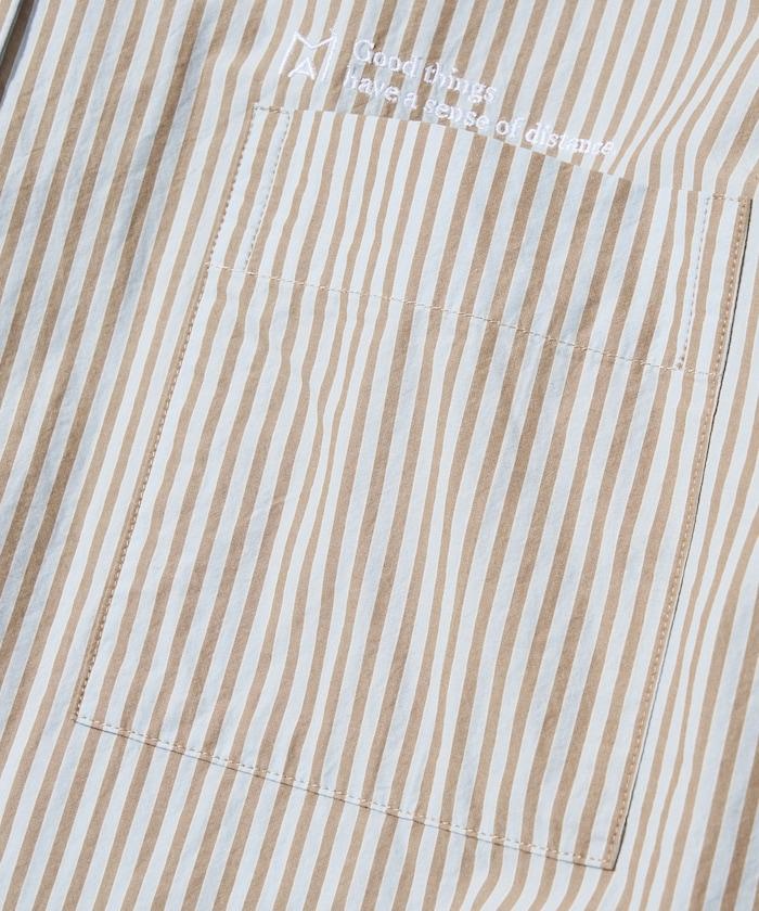 基礎標誌條紋襯衫