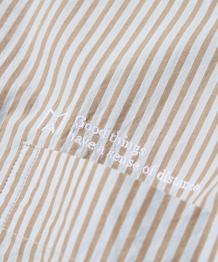 基礎標誌條紋襯衫