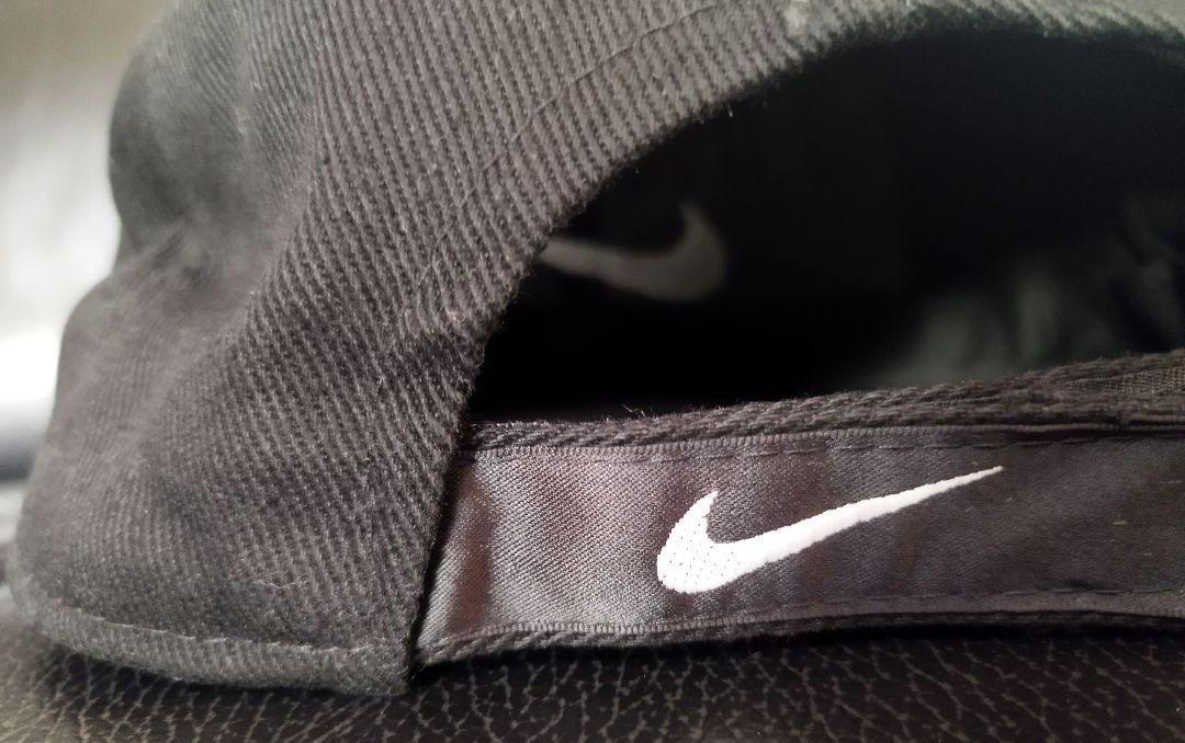 NIKE ナイキ タグ付き 未使用品 CAP スウォッシュ刺繍 Black (新品、未使用)