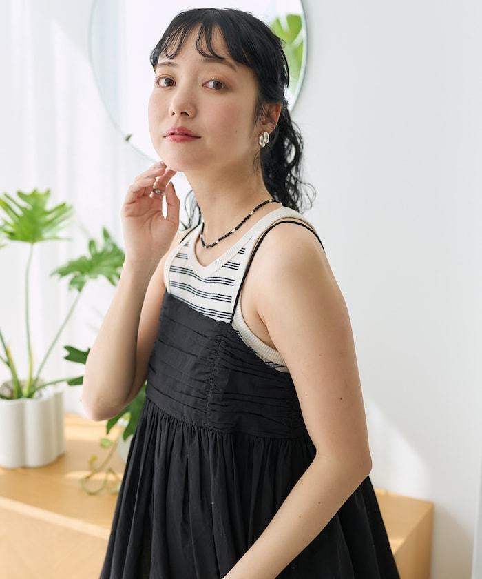 印度風格開背吊帶長款上衣