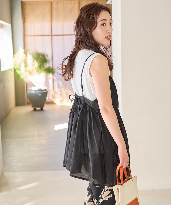 印度風格 增厚 切換 背心 T恤 套裝