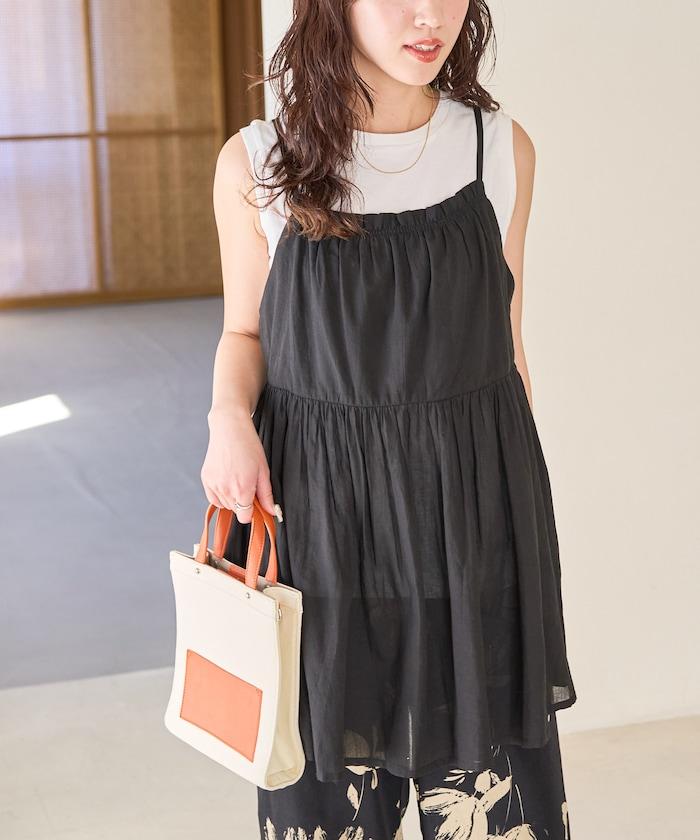 印度風格 增厚 切換 背心 T恤 套裝