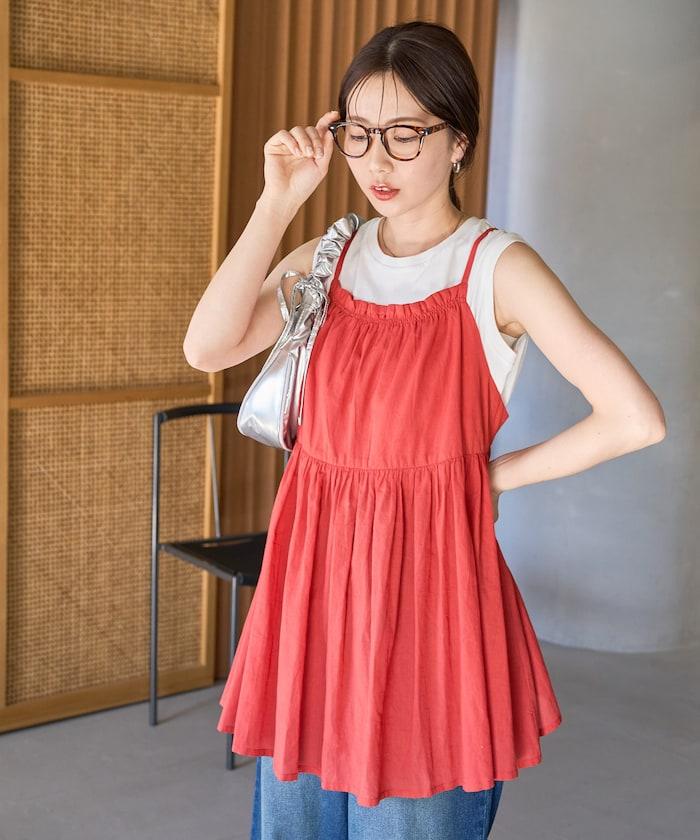 印度風格 增厚 切換 背心 T恤 套裝