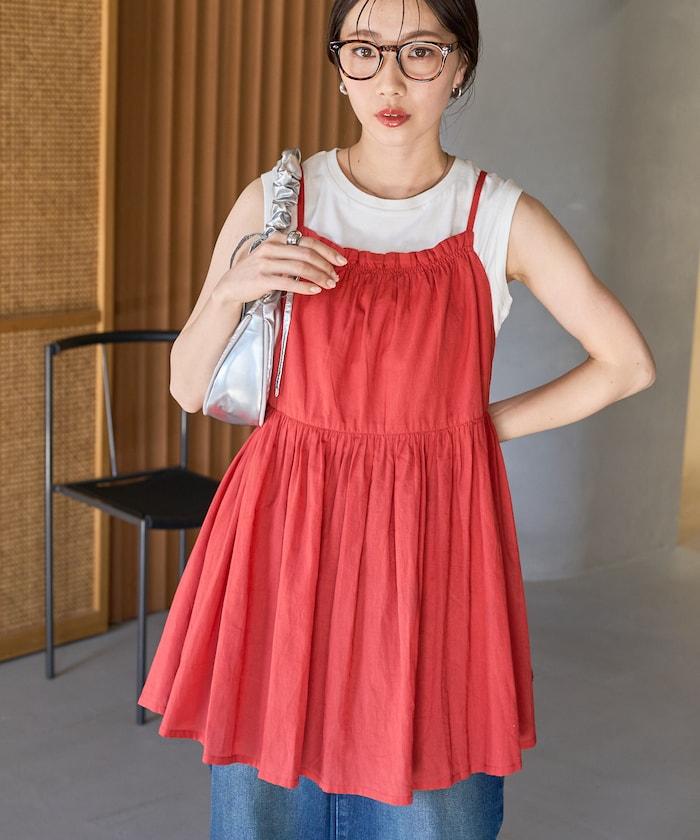 印度風格 增厚 切換 背心 T恤 套裝